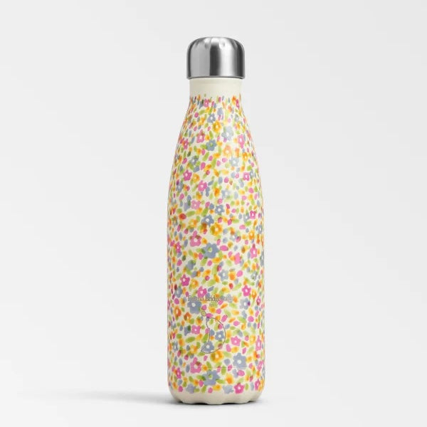 Chilly's Reusable Water Bottle 500ml - Emma Bridgewater - Wildflower Meadows