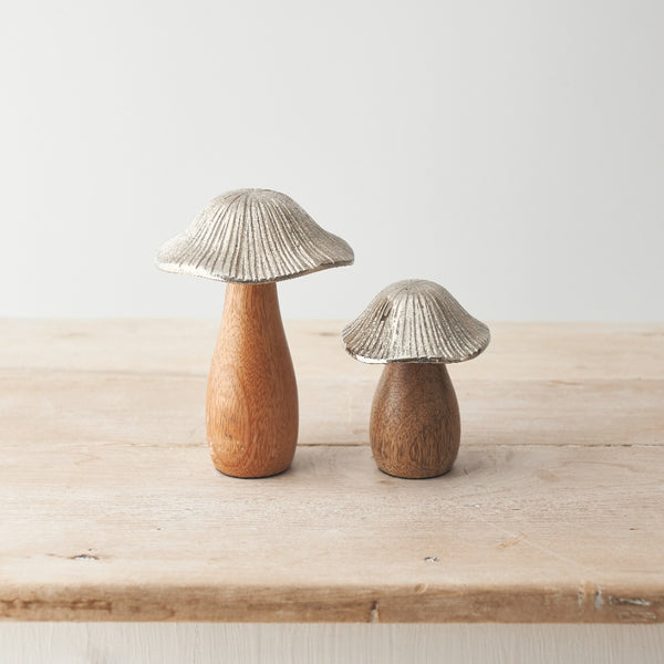 Metal Cap Mushroom - 2 sizes