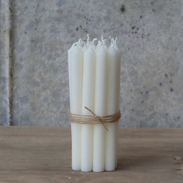 Bundle of 5 Mother Of Pearl Tapered Candles
