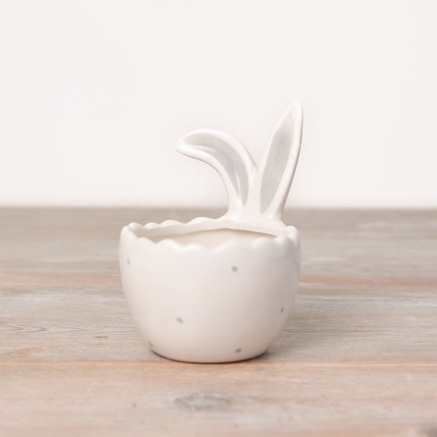 Ceramic Rabbit Ears Egg Cup