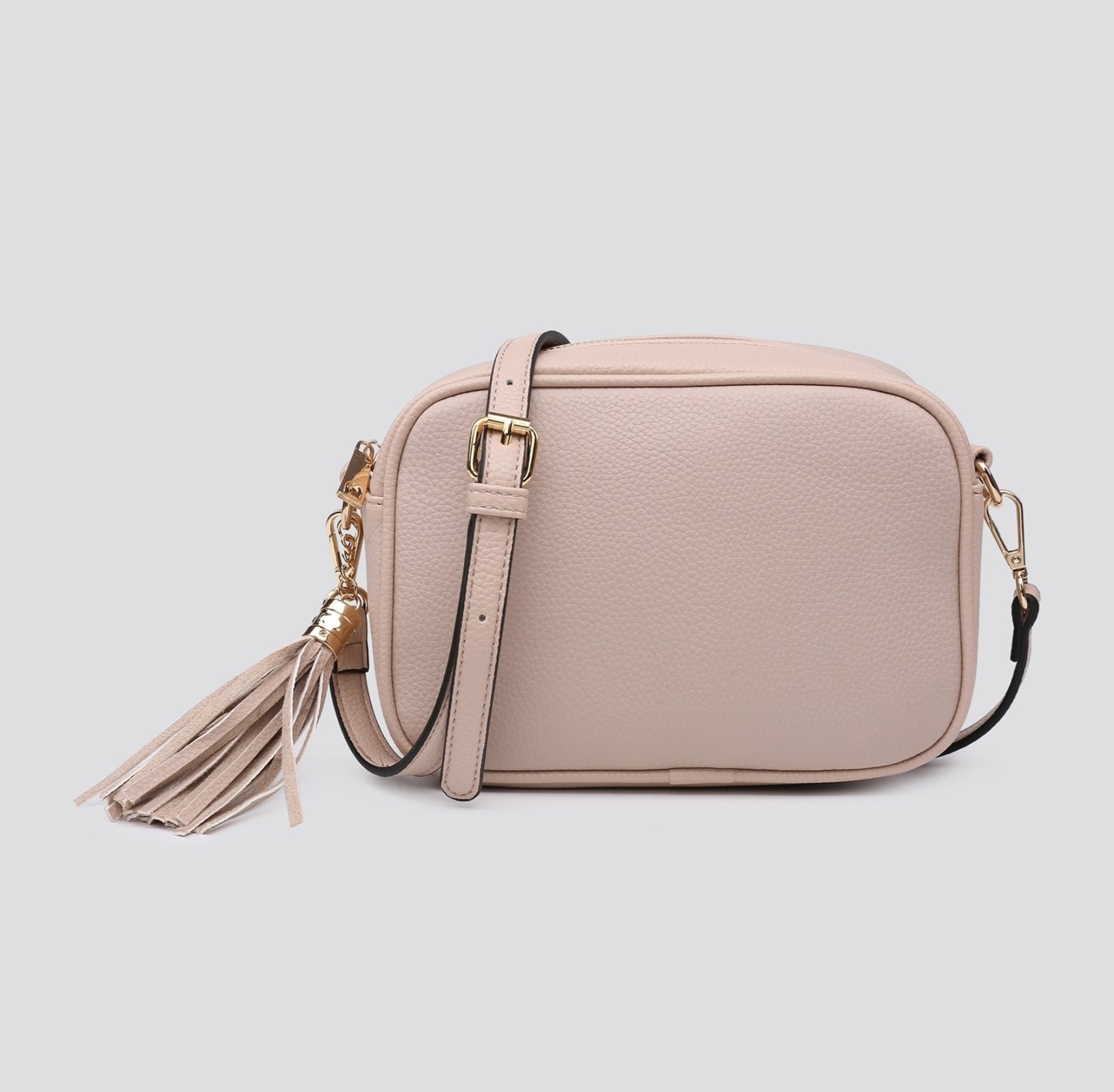 Faux Leather Across Body Camera Bag