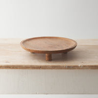 Round tray with feet