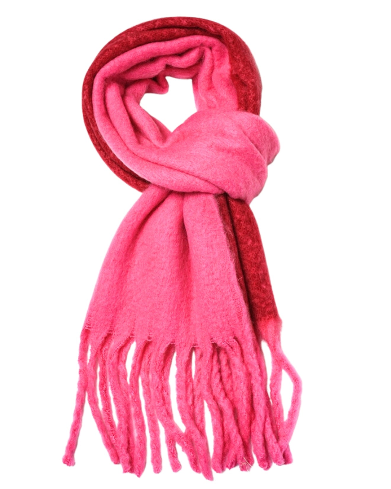 Chunky Pink Scarf
