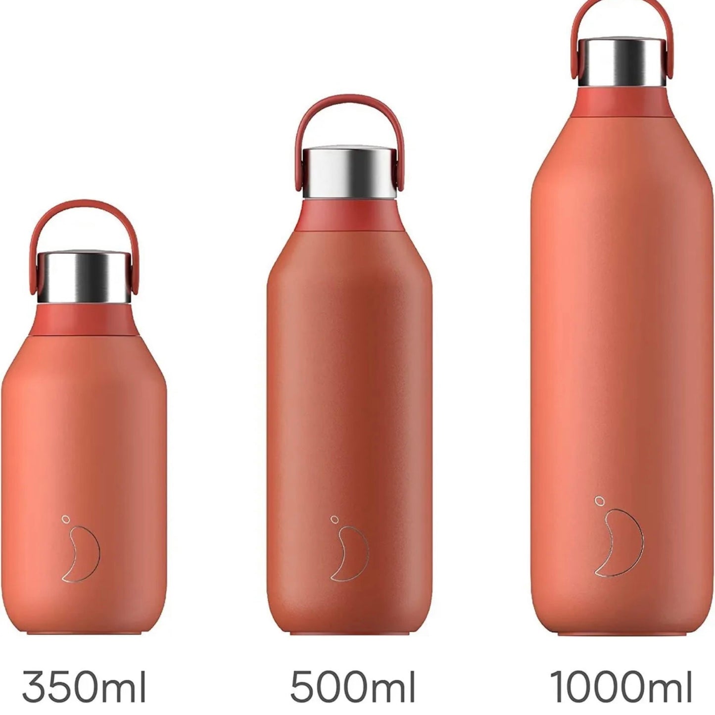 Chilly’s Water Bottle 1000ml - Series 2 Plum Red