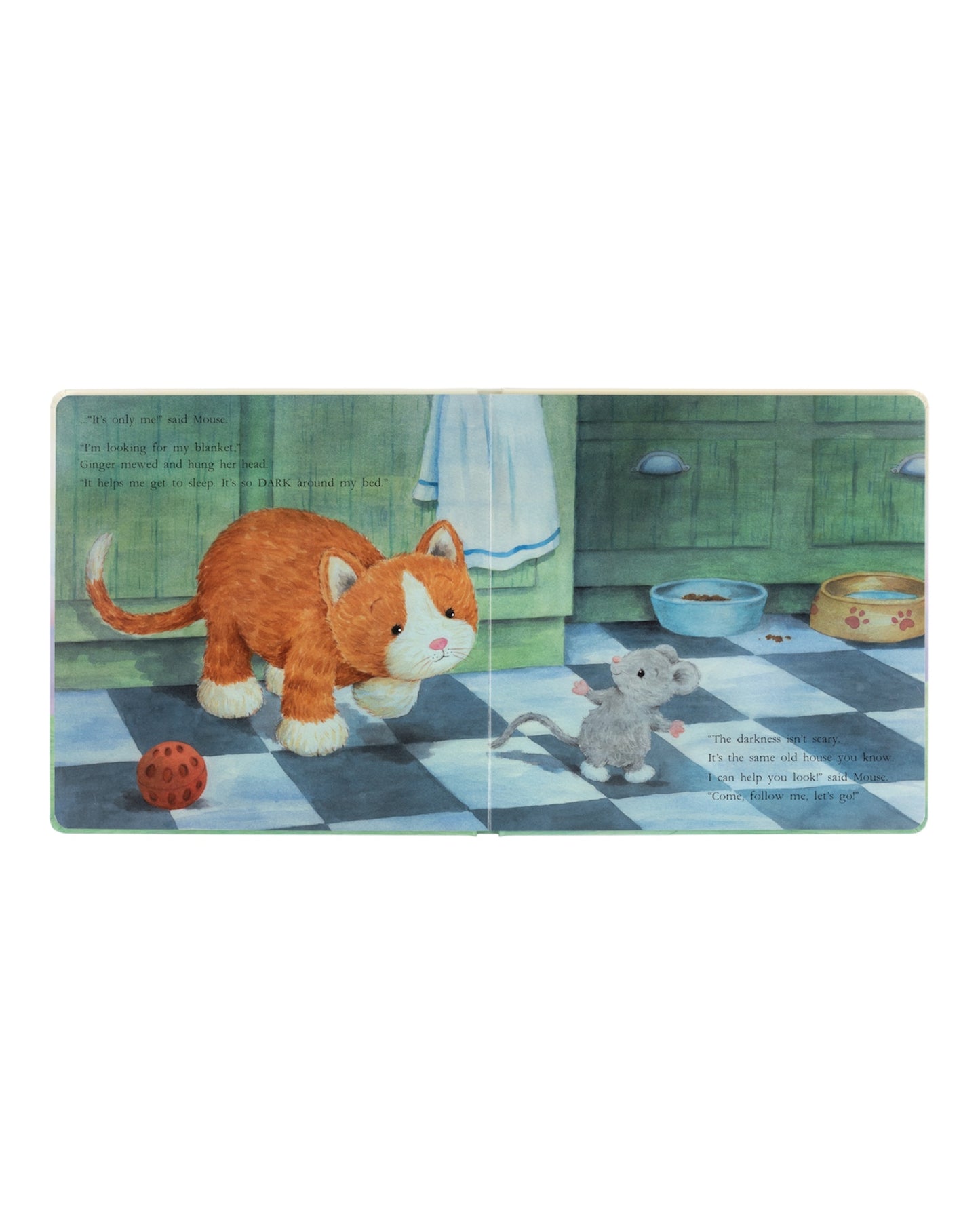 Jellycat Ginger, The Courageous Kitten Book