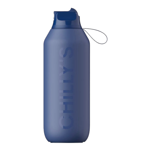Chilly’s Bottle 500ml - Series 2 Flip Bottle Whale Blue