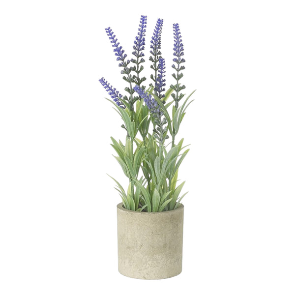 Faux Lavender Plant in Pot