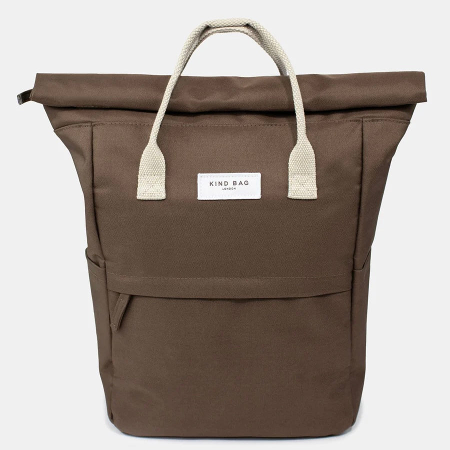 “Hackney” Cocoa Brown Backpack Medium