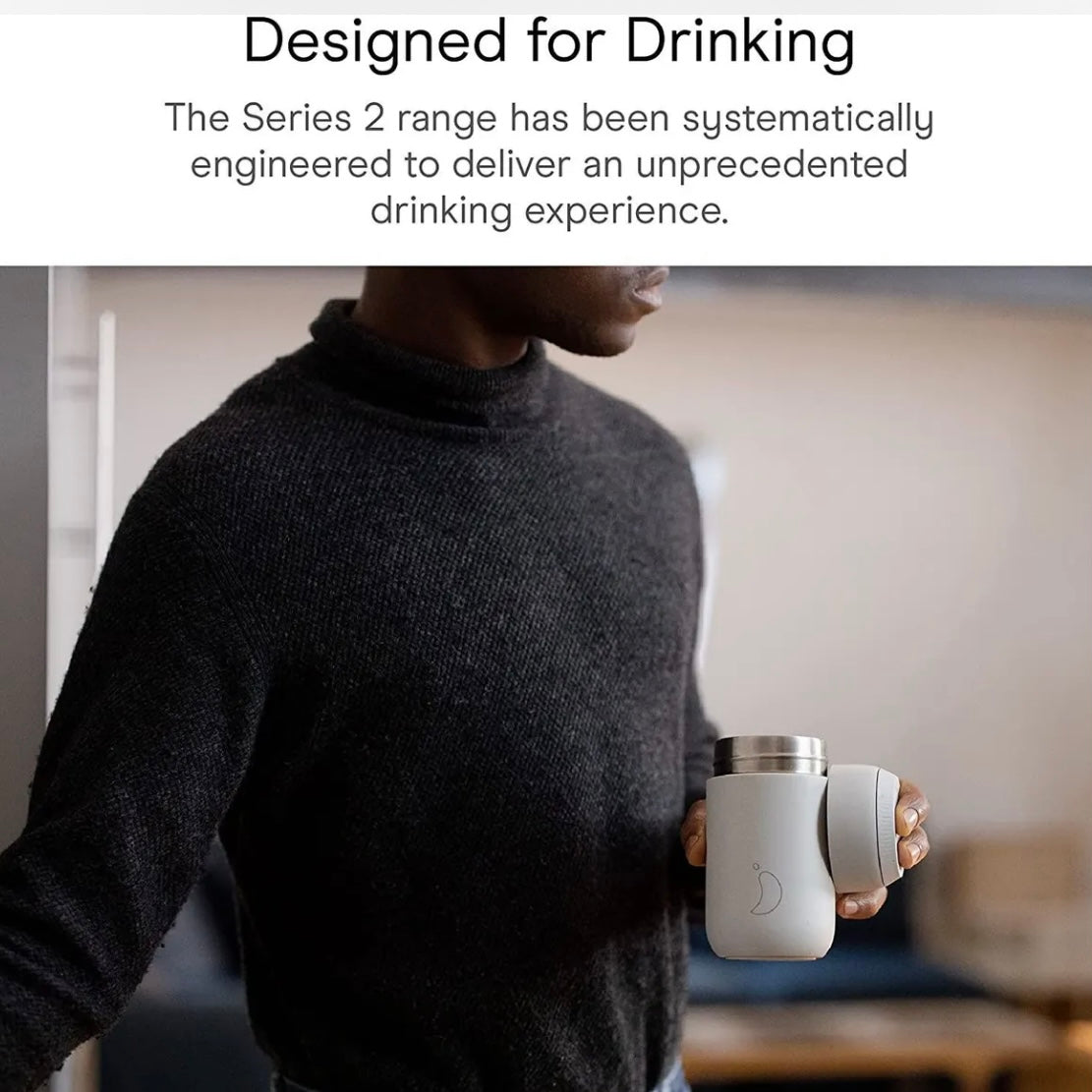 Chilly’s Cup 340ml - Series 2 Abyss Black