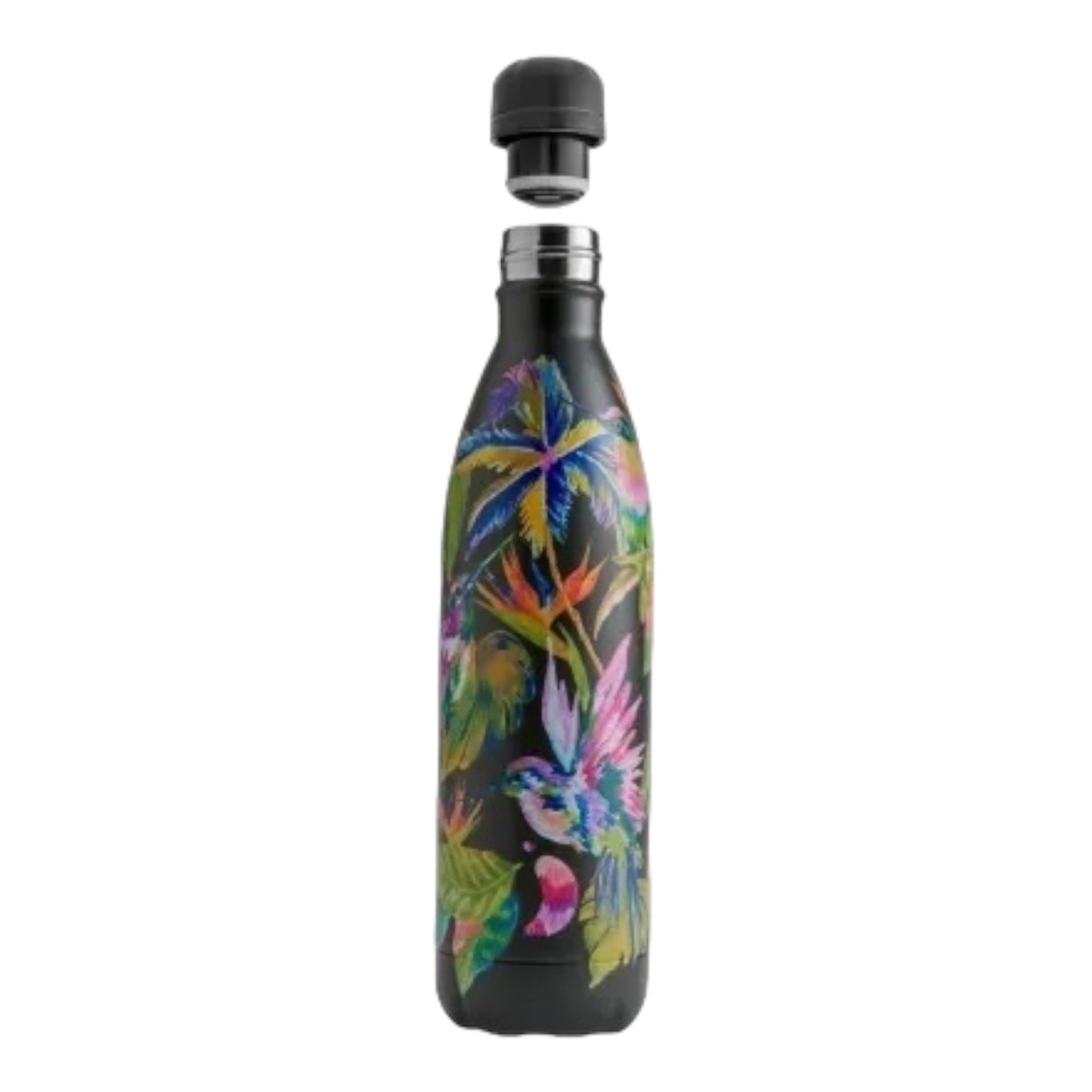 Chilly's Reusable Water Bottle 750ml, Tropical Midnight Jungle