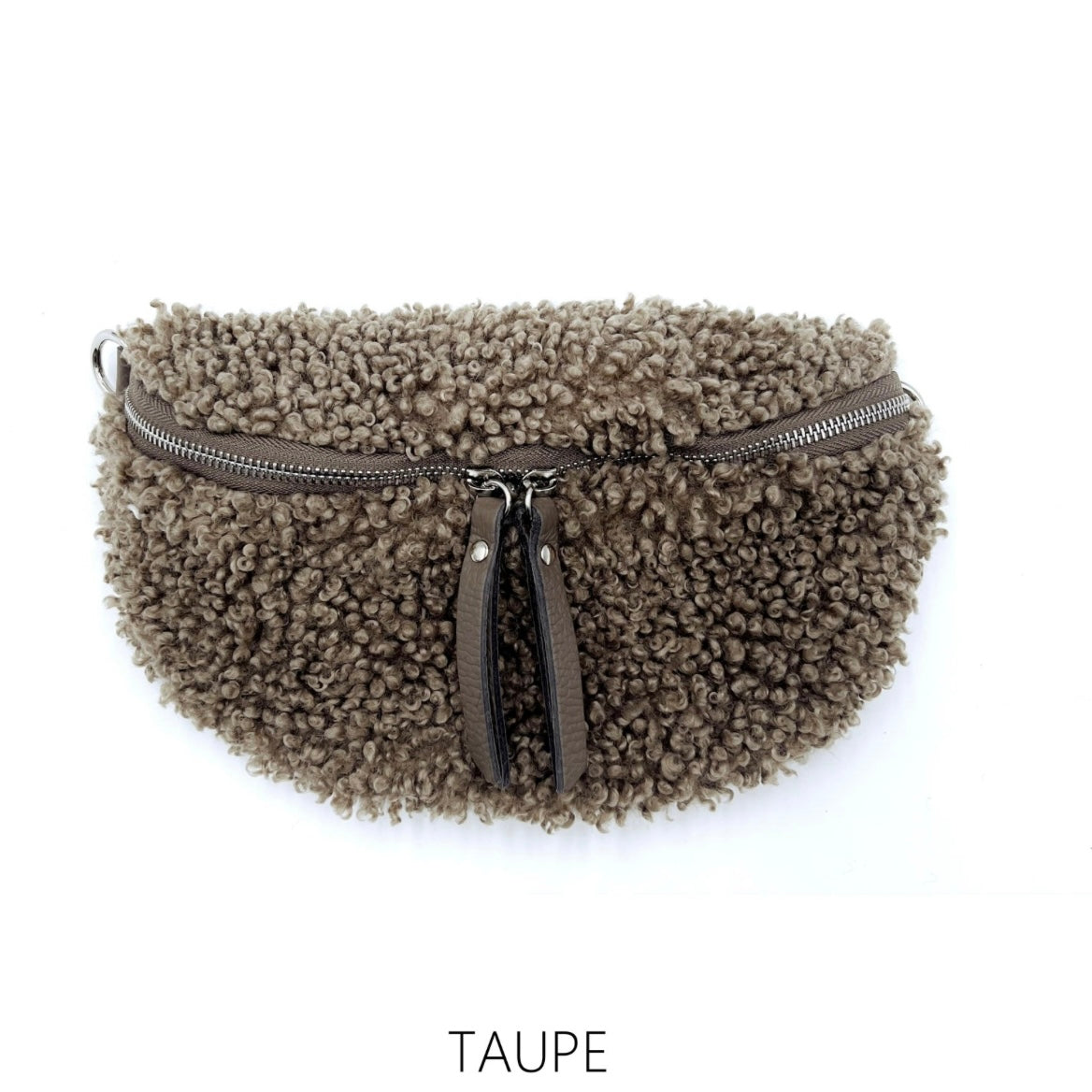 Teddy Borg Across Body Bag - Taupe