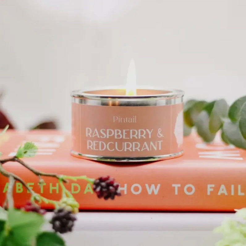 Rasberry & Redcurrant Paint Pot Candle
