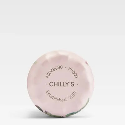 Chilly's Reusable Water Bottle 500ml, Emma Bridgewater Roses