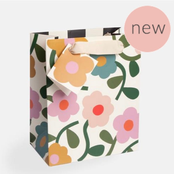 Multi Floral Gift Bag - 2 sizes
