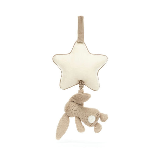 Jellycat Bashful Beige Bunny Star Musical Pull