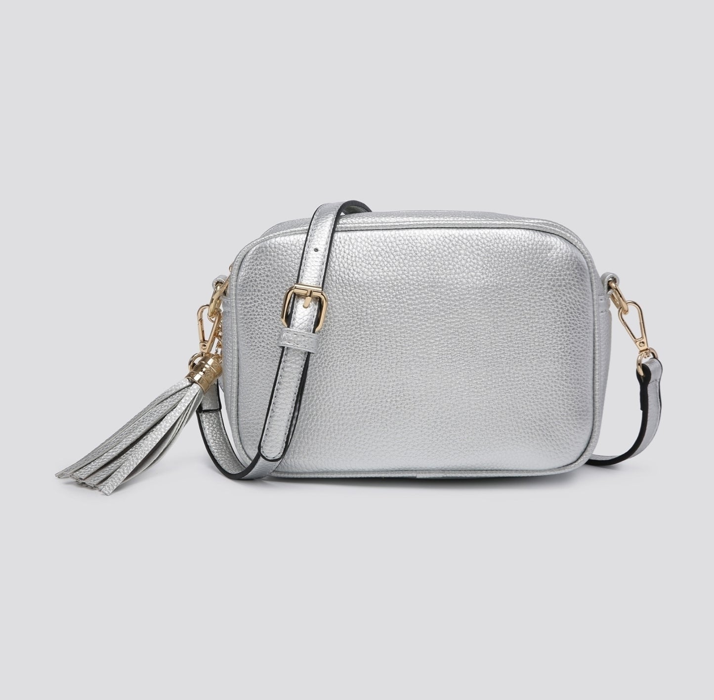 Faux Leather Across Body Camera Bag