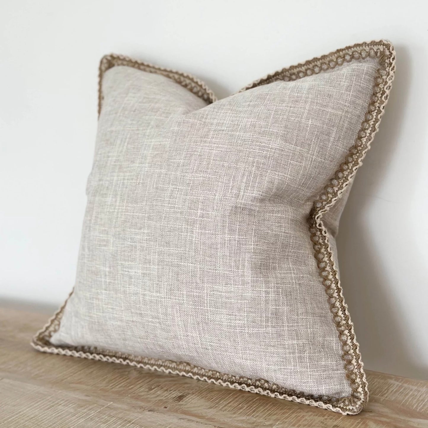 Crochet Edge Cushion