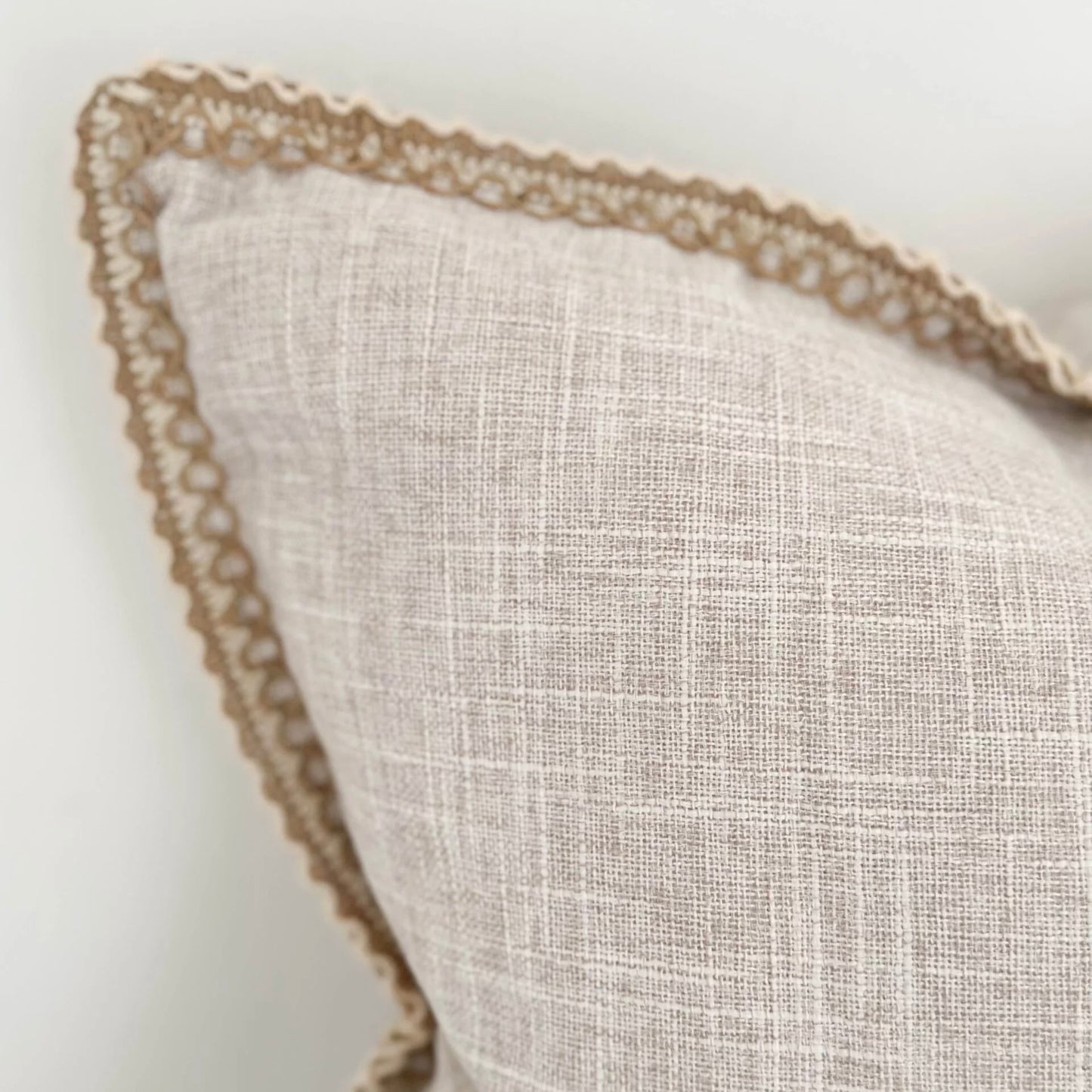 Crochet Edge Cushion