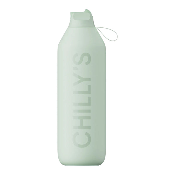 Chilly’s Bottle 1L - Series 2 Flip Bottle Lichen Green