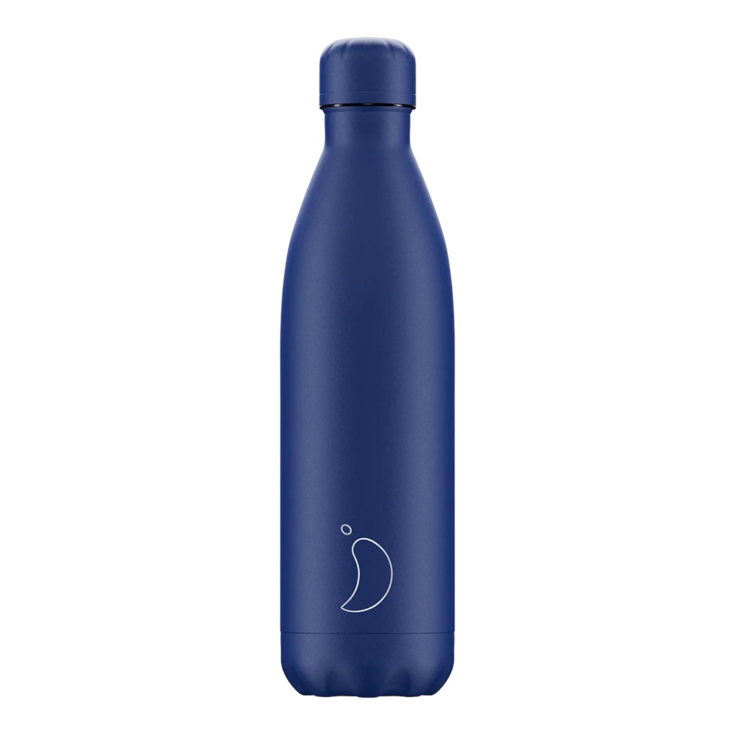 Chilly's Reusable Water Bottle 750ml, Matte All Blue