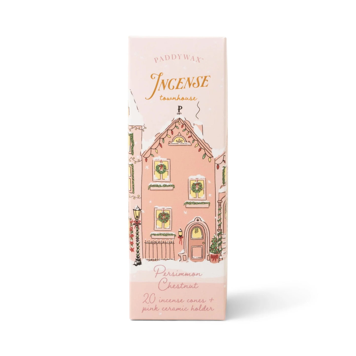 Pink Townhouse Incense Holder