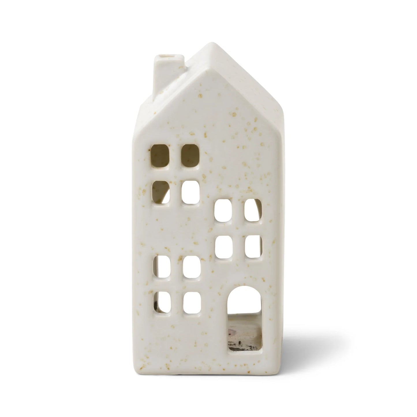 White Townhouse Incense Holder