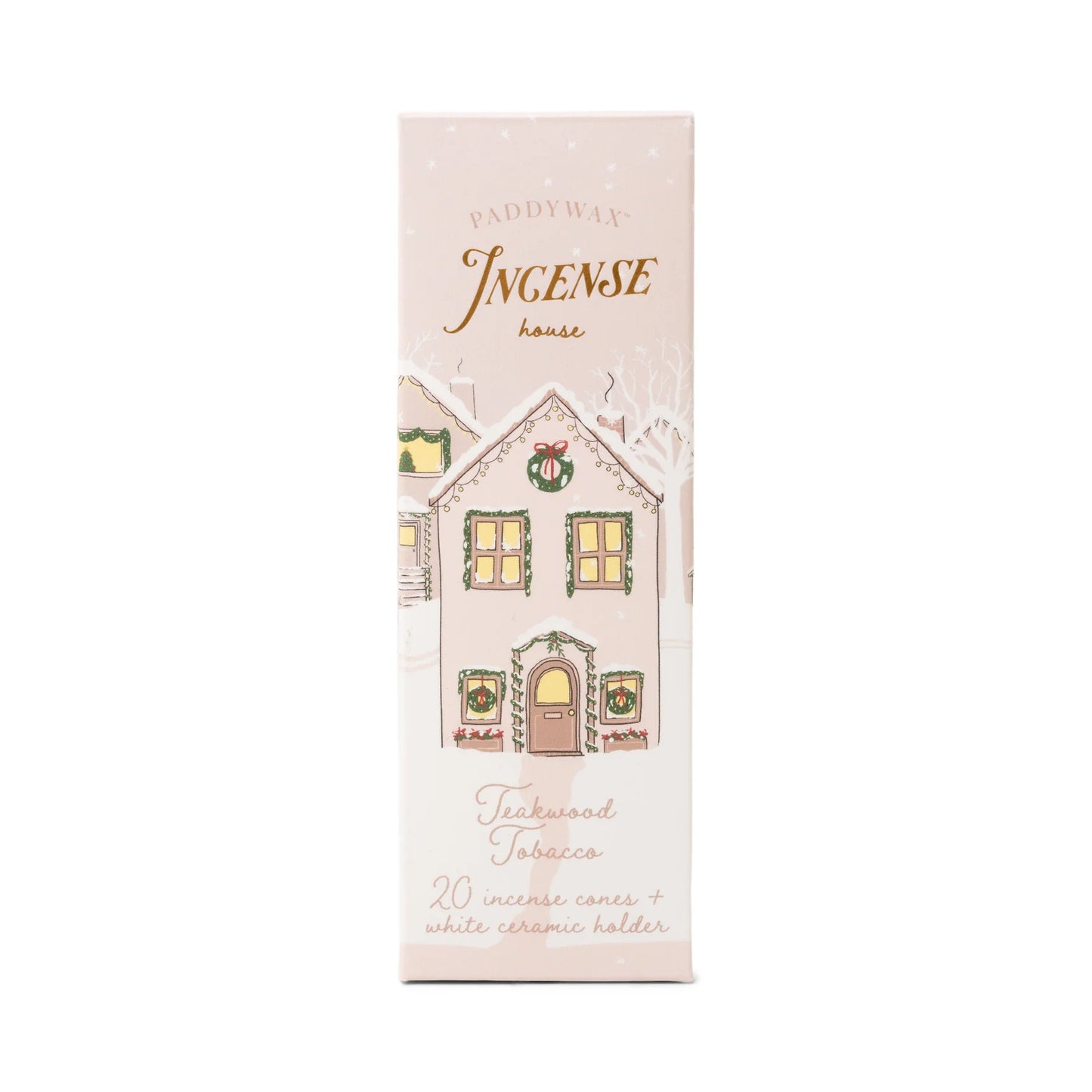 White Townhouse Incense Holder