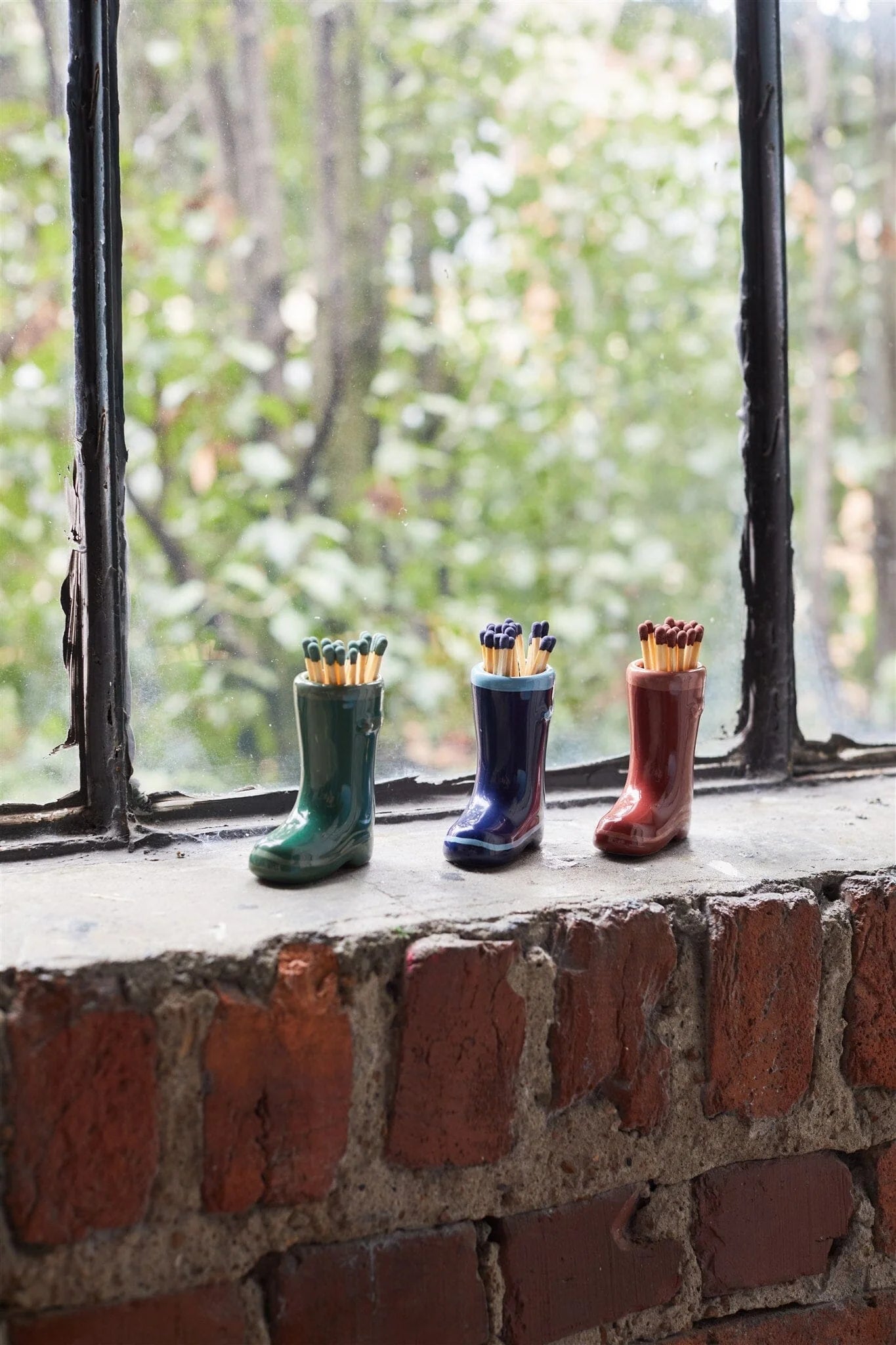 Wellington Boot Matches Holder