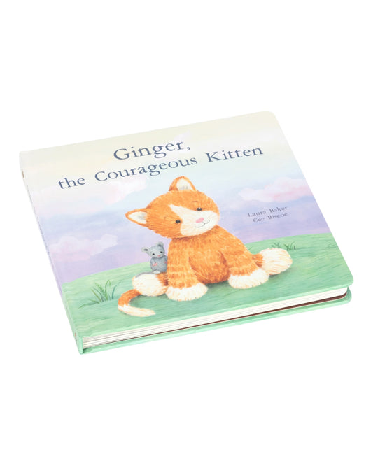 Jellycat Ginger, The Courageous Kitten Book