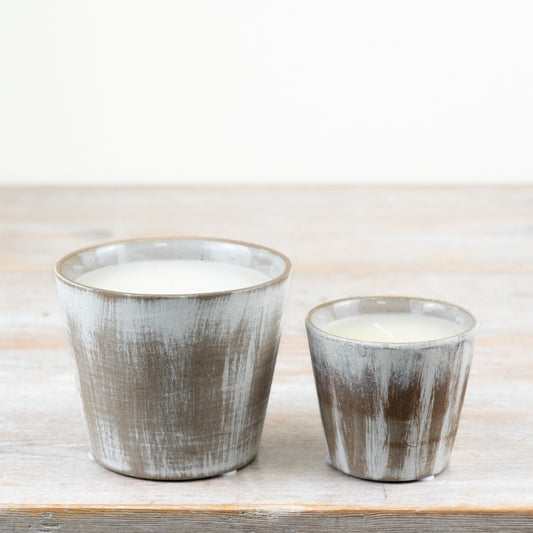 Ceramic Cup Pot Candle - 2 sizes