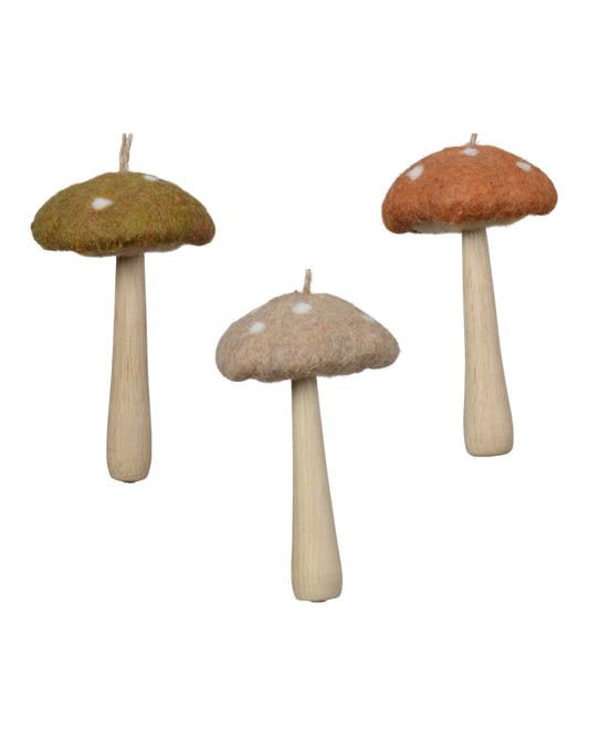 Mushroom Felt Hanging Decorations