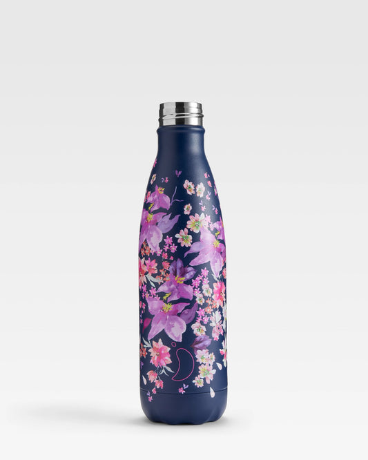 Chilly's Reusable Water Bottle 500ml, Flower Drop