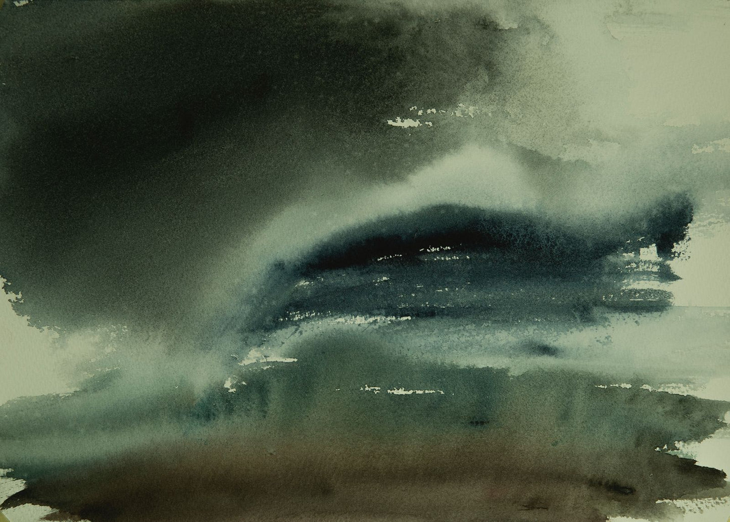 Dave Thomas Original Watercolours - “OBSCURED BY CLOUDS”