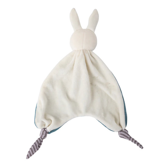 Blue Organic Cotton Rabbit Comforter