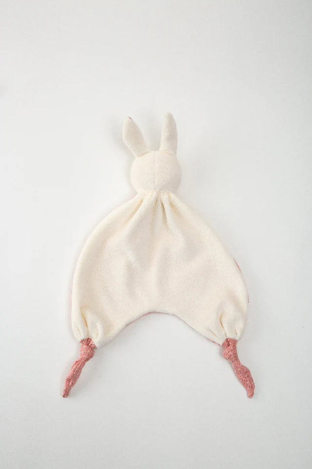 Pink Organic Cotton Rabbit Comforter