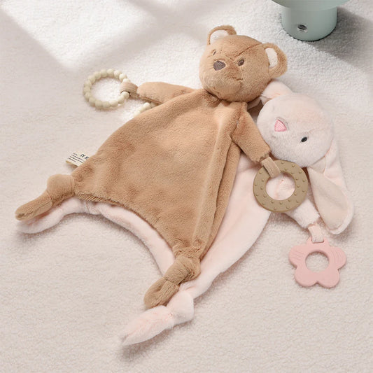 Bear Comforter with Silicone Ring