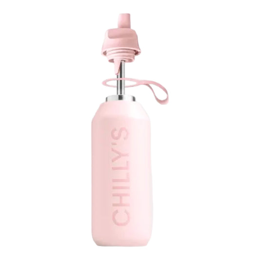 Chilly’s Bottle 500ml - Series 2 Flip Bottle Blush Pink