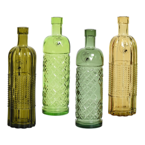 Green Recycled Glass Vase - 4 designs