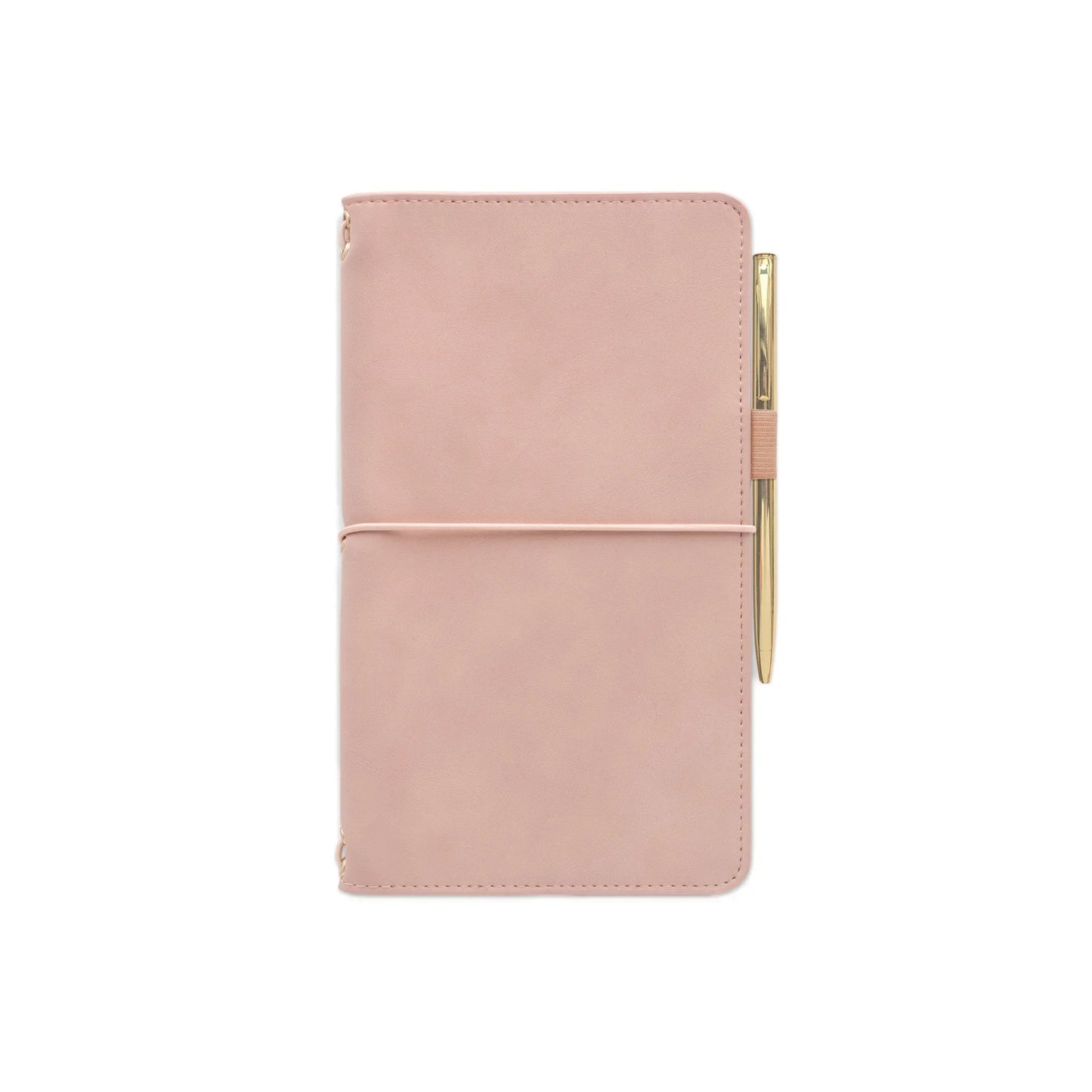 Vegan Leather Folio w Refillable Notebook & Pen - 2 colours