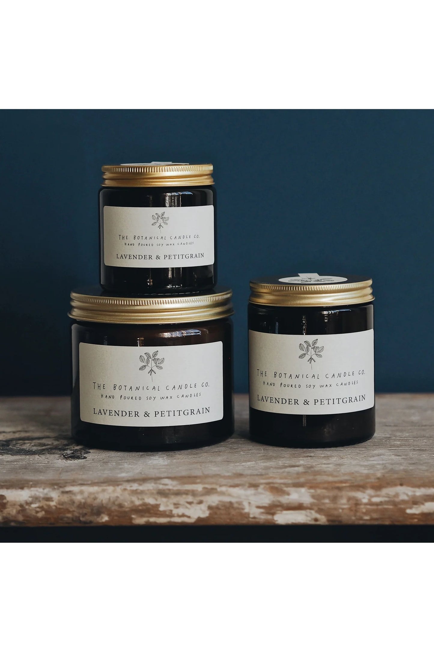 Lavender & Petitgrain Scented Candle - 3 sizes