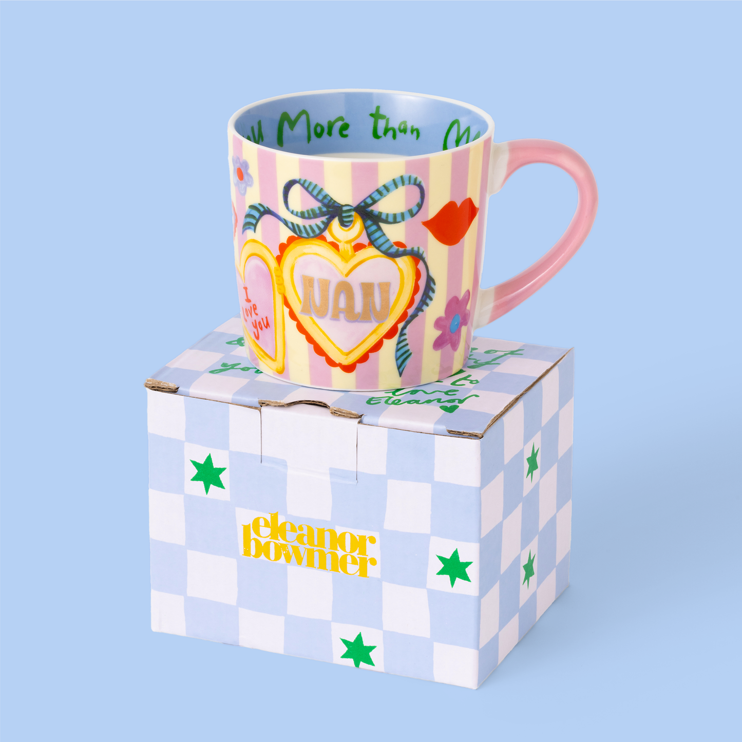 Nan Heart Charm Mug - Eleanor Bowmer
