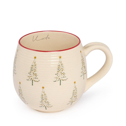 Christmas Trees Stoneware Mug