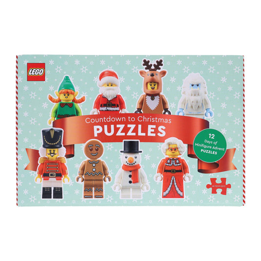 LEGO Countdown to Christmas Puzzles - 12 Days of Minifigure Advent Puzzles