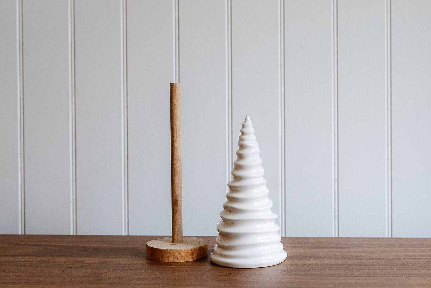 Ceramic large White Christmas Tree