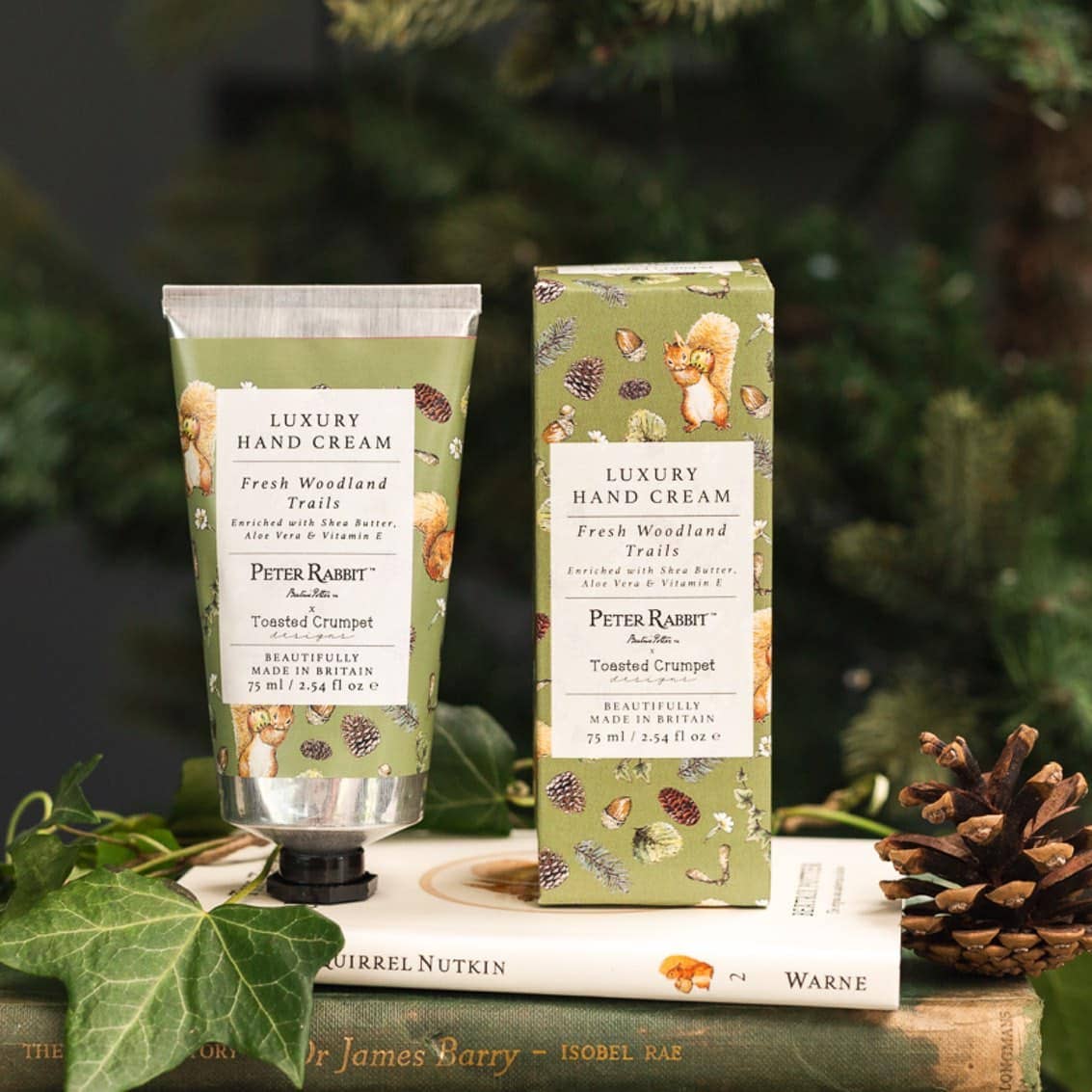 Squirrel Nutkin "Fresh Woodland Trails" Luxury Hand Cream (Peter Rabbit Collection)