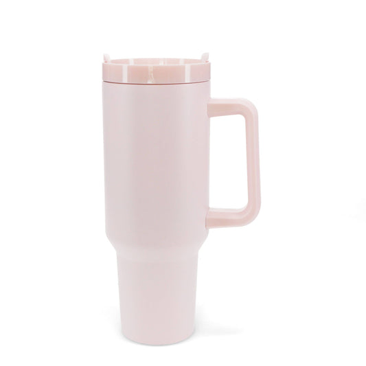 Travel Tumbler With Handle (1.2Ltr) - Light Pink