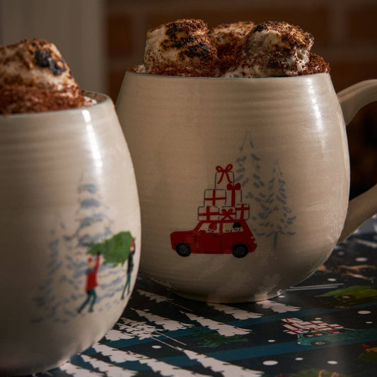 Home for Christmas Stoneware Mug