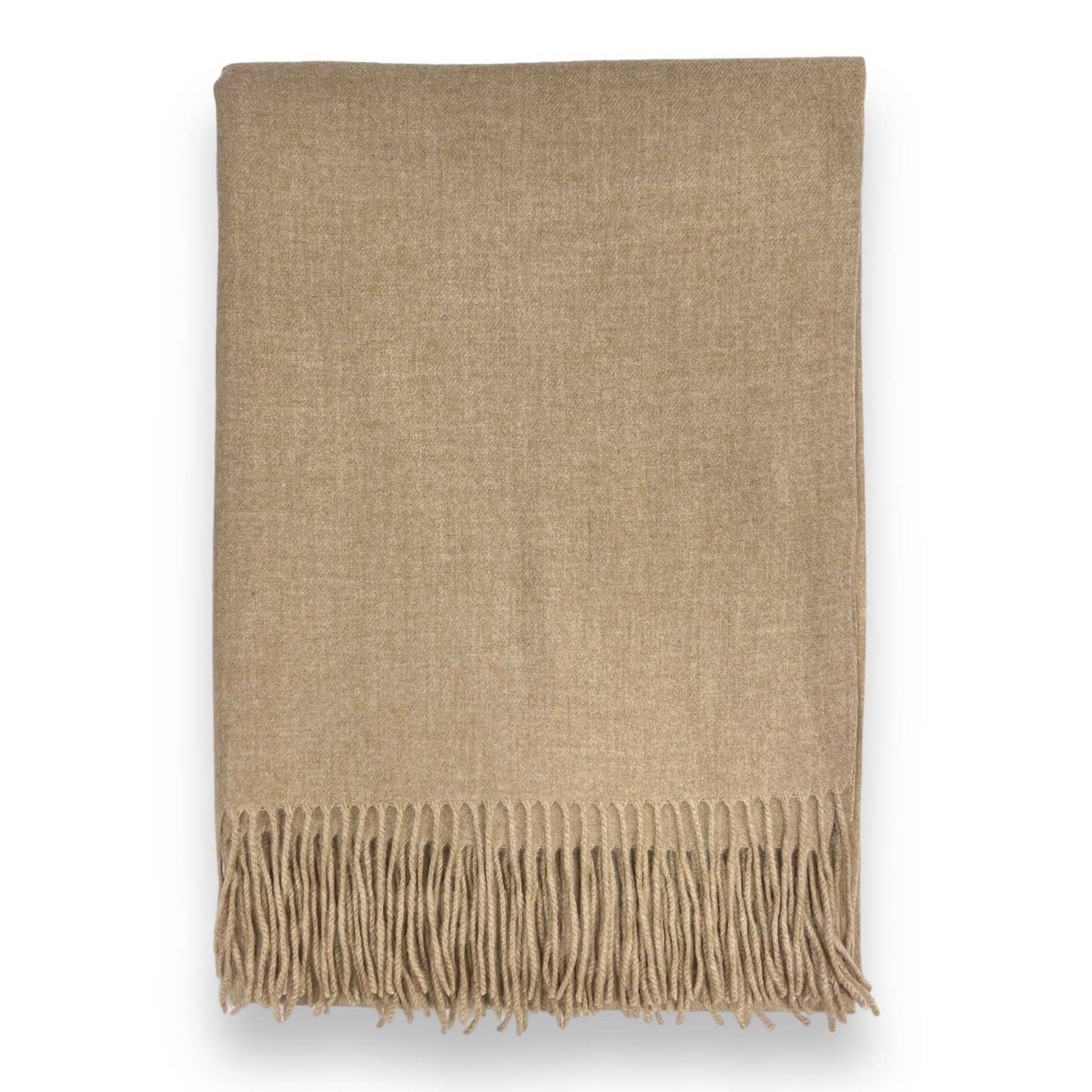 Cashmere Blend with Tassels - Dusky pink