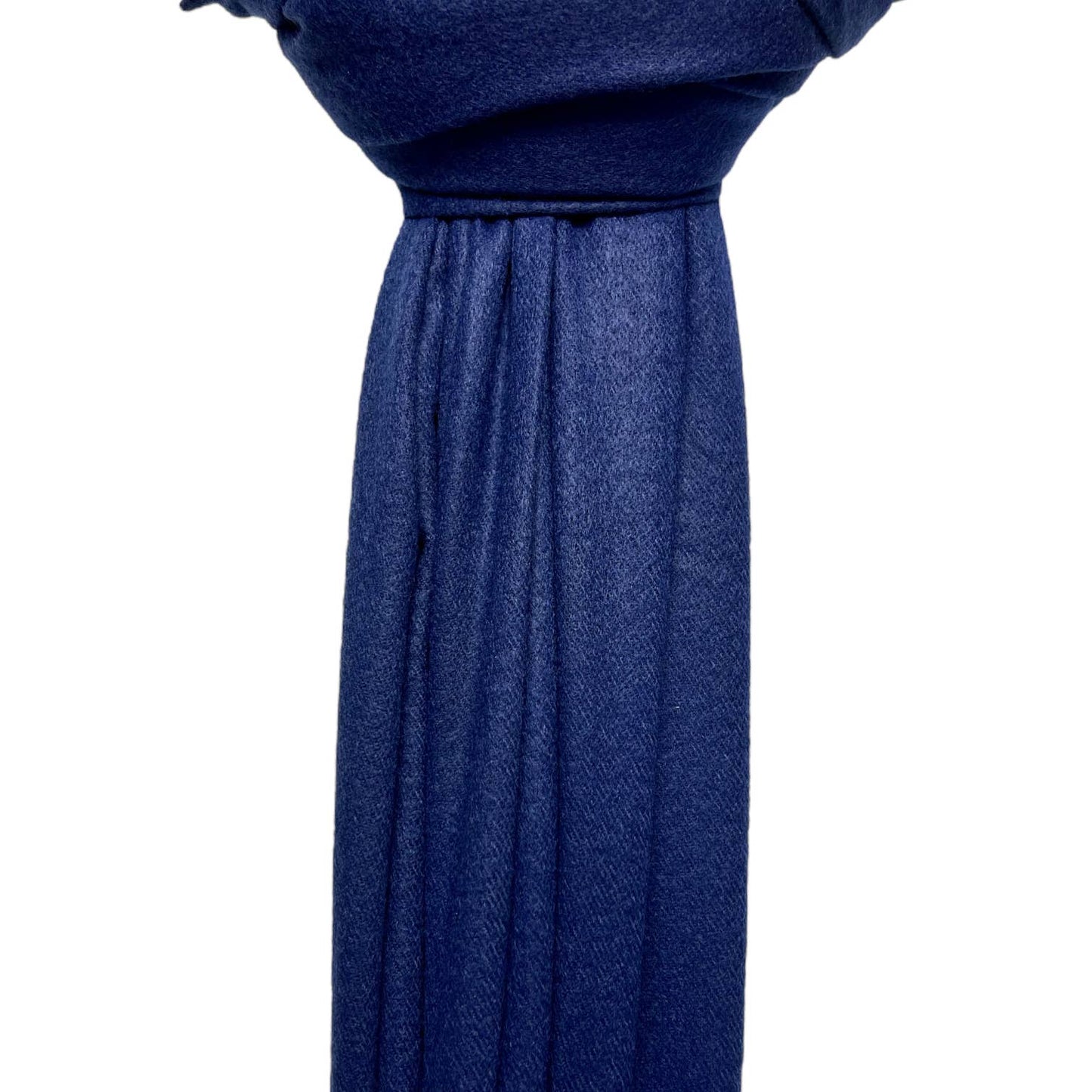 Plain woolblend scarf with tassels - Light Grey