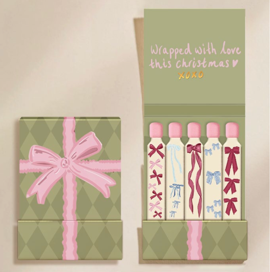 Wrapped with Love Bow Matchbook